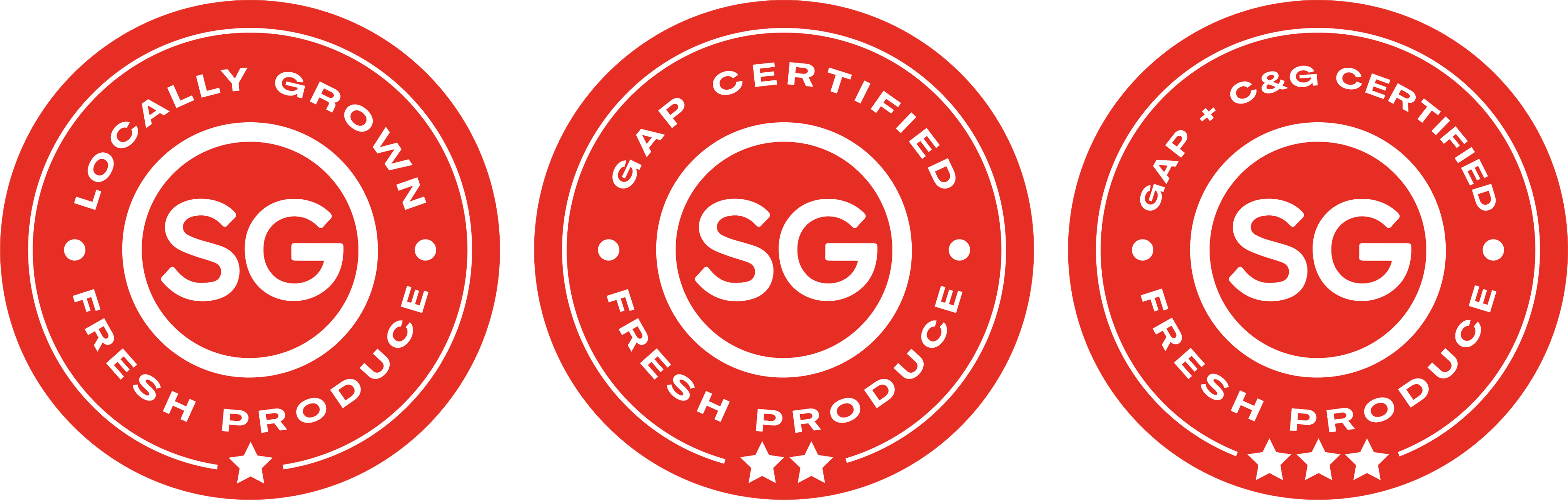 Singapore Fresh Produce badges